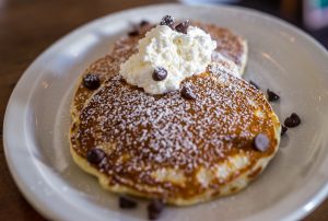 Chocolate chip pancakes