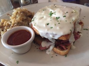 Duck croque monsieur