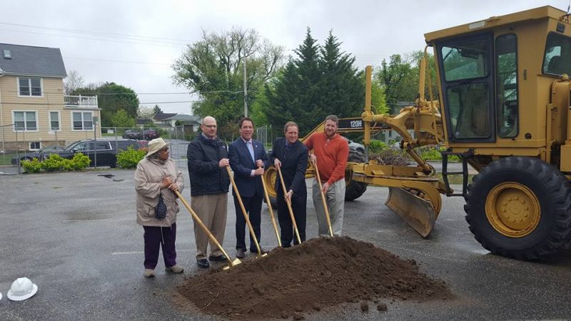 Towson Mews groundbreaking, photo courtesy of David Marks