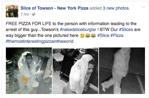 pizza slice burglary